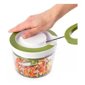 Alternative view of 2-in-1 Manual Smart Chopper – Handy Vegetable And Fruit Processor (Color: Assorted )