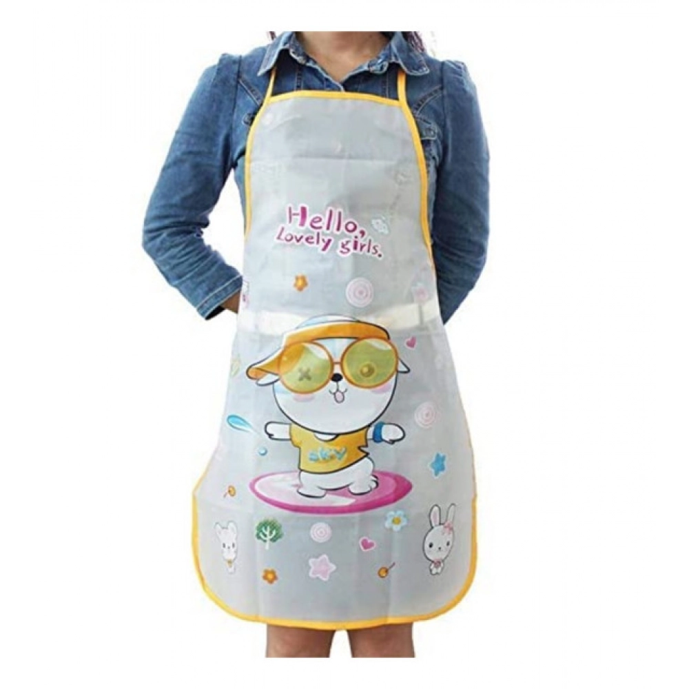 Pack of 2_Printed Waterproof Kitchen Apron with Pockets for kids– (Color: Assorted ) - Image 2