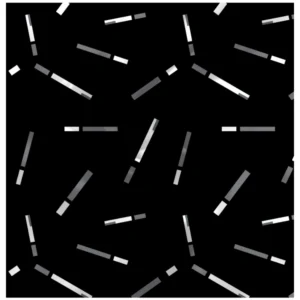 Alternative view of Men's Casual Floral Printed Cotton Blend Unstitched Shirt Fabric 1.6 Mtrs (Black)