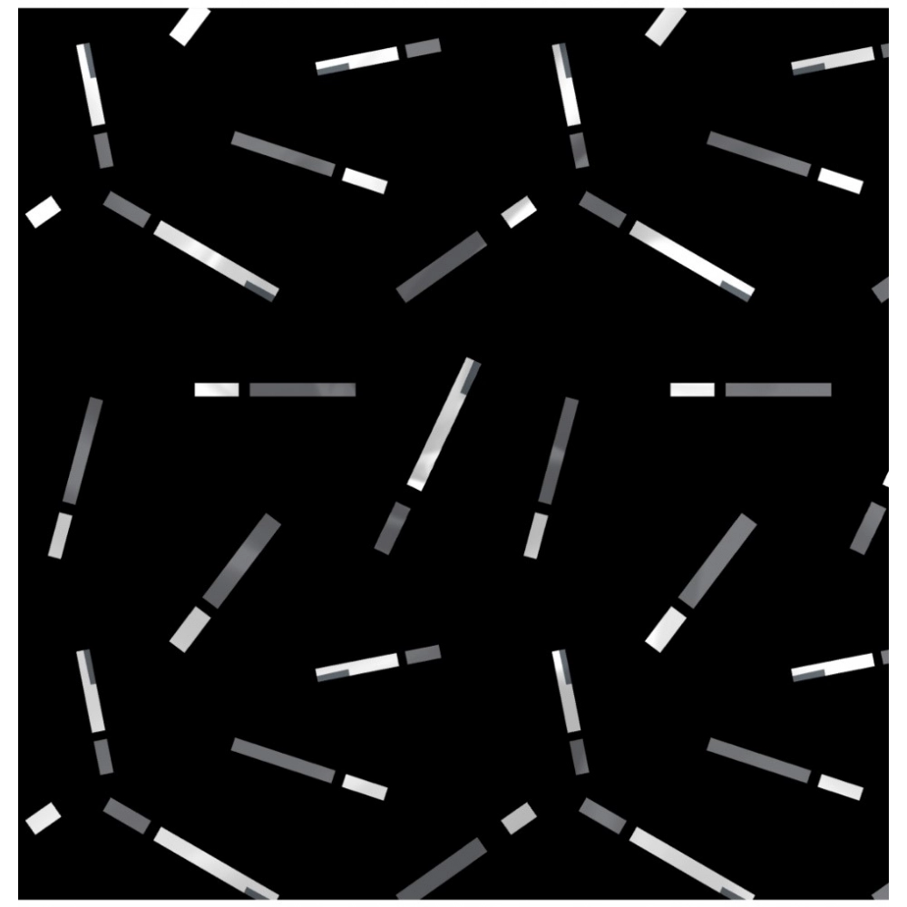 Men's Casual Floral Printed Cotton Blend Unstitched Shirt Fabric 1.6 Mtrs (Black) - Image 2