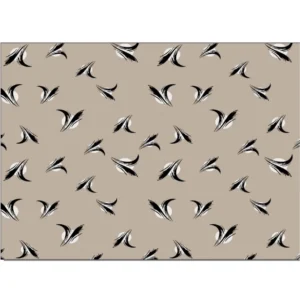 Alternative view of Men's Casual Floral Printed Cotton Blend Unstitched Shirt Fabric 1.6 Mtrs (Brown)