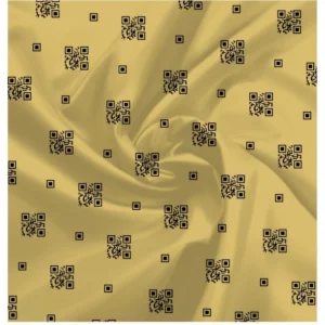 Alternative view of Men's Casual Floral Printed Cotton Blend Unstitched Shirt Fabric 1.6 Mtrs (Yellow)