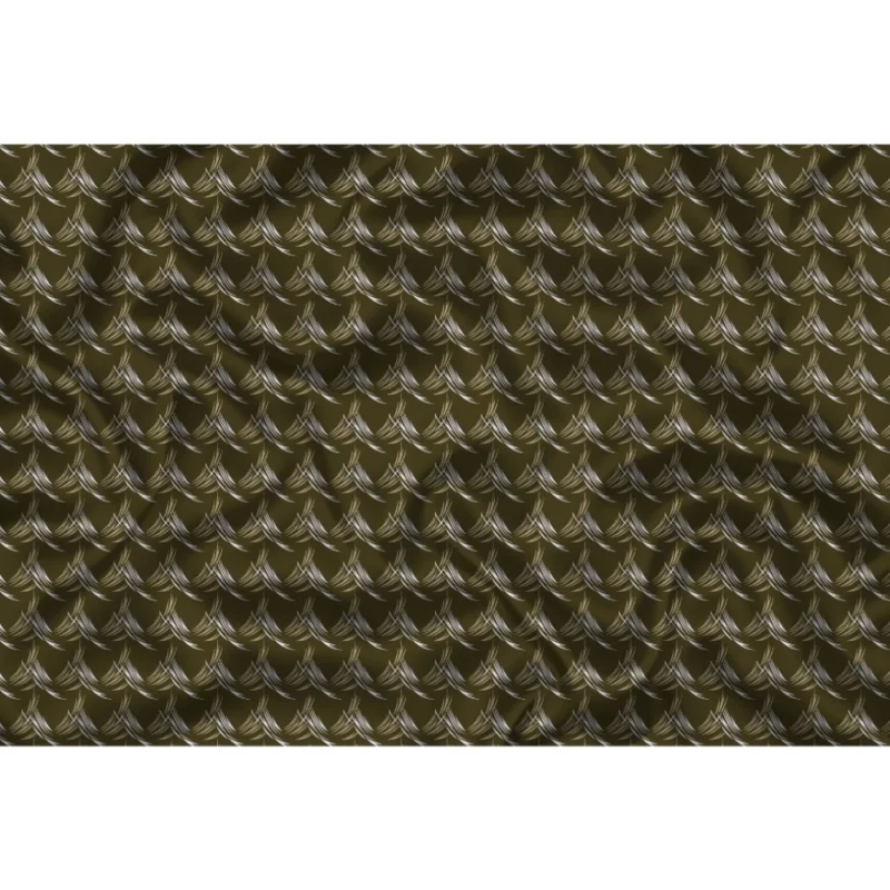 Alternative view of Men's Casual Floral Printed Cotton Blend Unstitched Shirt Fabric 1.6 Mtrs (Brown)