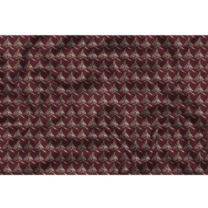 Alternative view of Men's Casual Floral Printed Cotton Blend Unstitched Shirt Fabric 1.6 Mtrs (Maroon)