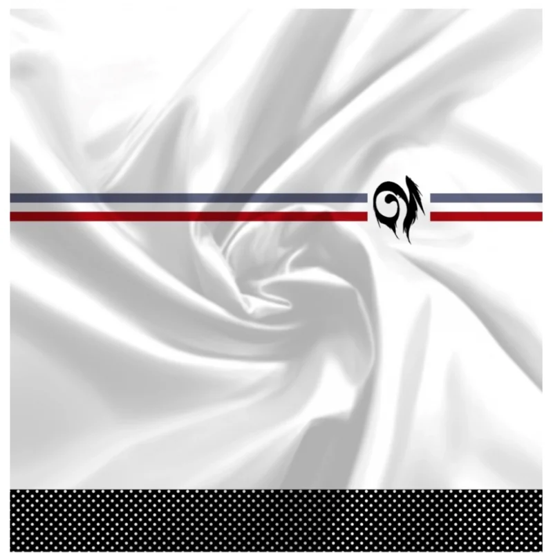 Alternative view of Men's Casual Floral Printed Cotton Blend Unstitched Shirt Fabric 1.6 Mtrs (White)