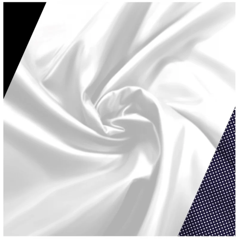 Alternative view of Men's Casual Floral Printed Cotton Blend Unstitched Shirt Fabric 1.6 Mtrs (White-Black)