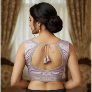 Alternative view of Women's Zimmi Choo Sequin Work V-Neck Padded Blouse (Lavender 38 Ready (Self Alterable 36–40)