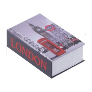 Secret Book Safe with Number Locker (Gray)