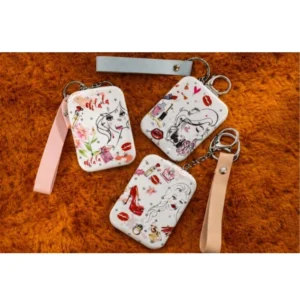 Metal Rectangle Size Pocket Mirror (Multicolor)