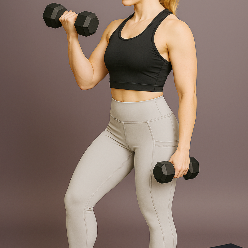 WUGO:: Premium Quality Stretchable Yoga Tights | Soft Mid-Waist Gym Leggings | Workout Pants for Girls or Women