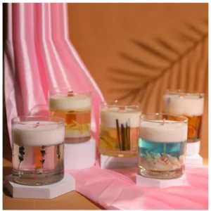 Alternative view of Soya Wax, Glass Scented Star Fish Gel Candle