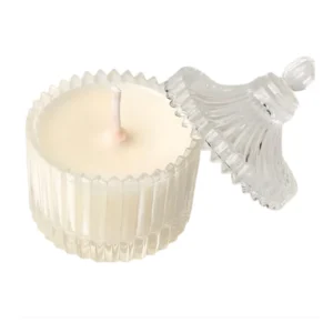 Soya Wax, Glass Scented Small Candle in Candy Jar