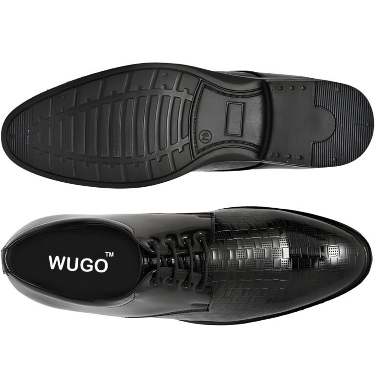 WUGO::Latest Fashionable Men Formal Shoes|Black Derby Shoes|Office Shoes For Men's & Boys
