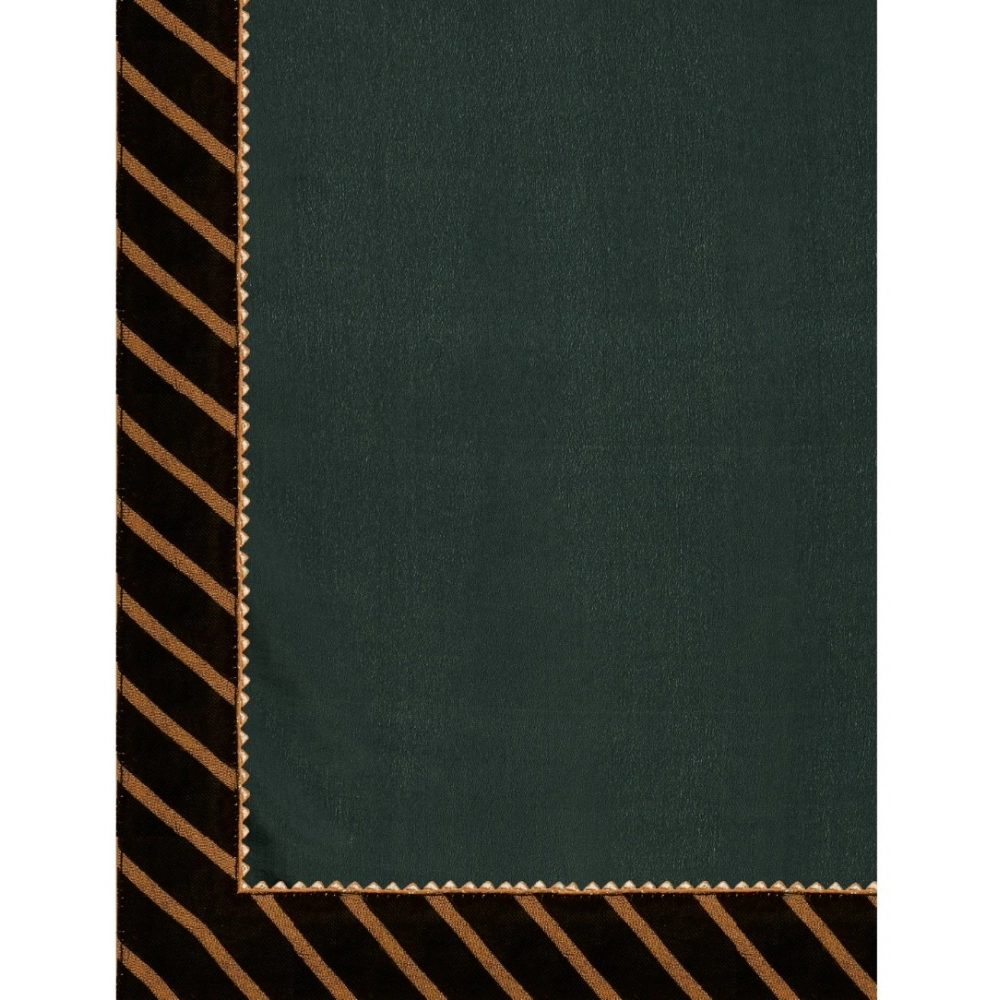 Women's Chiffon Self Design Saree With Unstitched Blouse 5.5Mtr (Grey) - Image 2