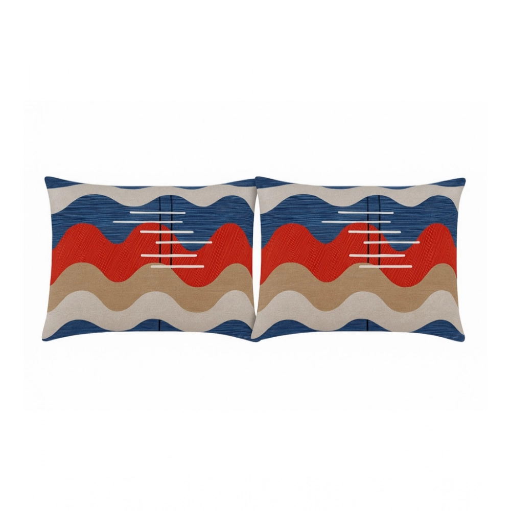 Microfiber Floral Printed Double Bedsheet with 2 Pillow Covers (Multicolor) - Image 2