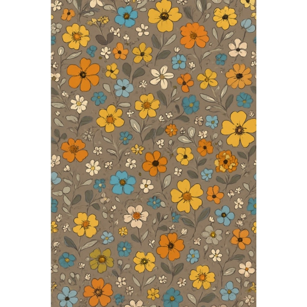 Microfiber Floral Printed Single Bedsheet with 1 Pillow Cover (Multicolor) - Image 3