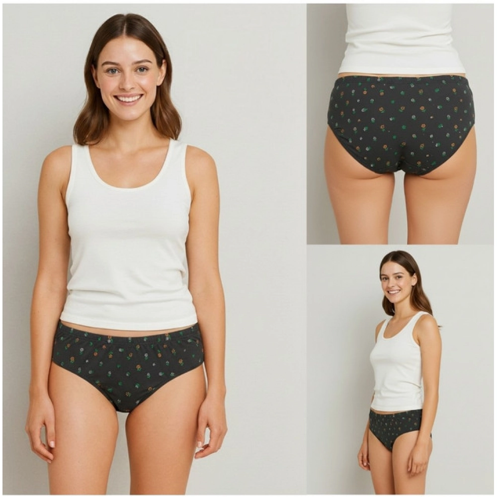 Pack of_3 Women's Cotton Printed Hipster Panty (Multicolor) - Image 3