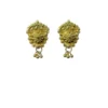 Women's Pack of_2 Brass Gold-Plated Earrings (Gold)