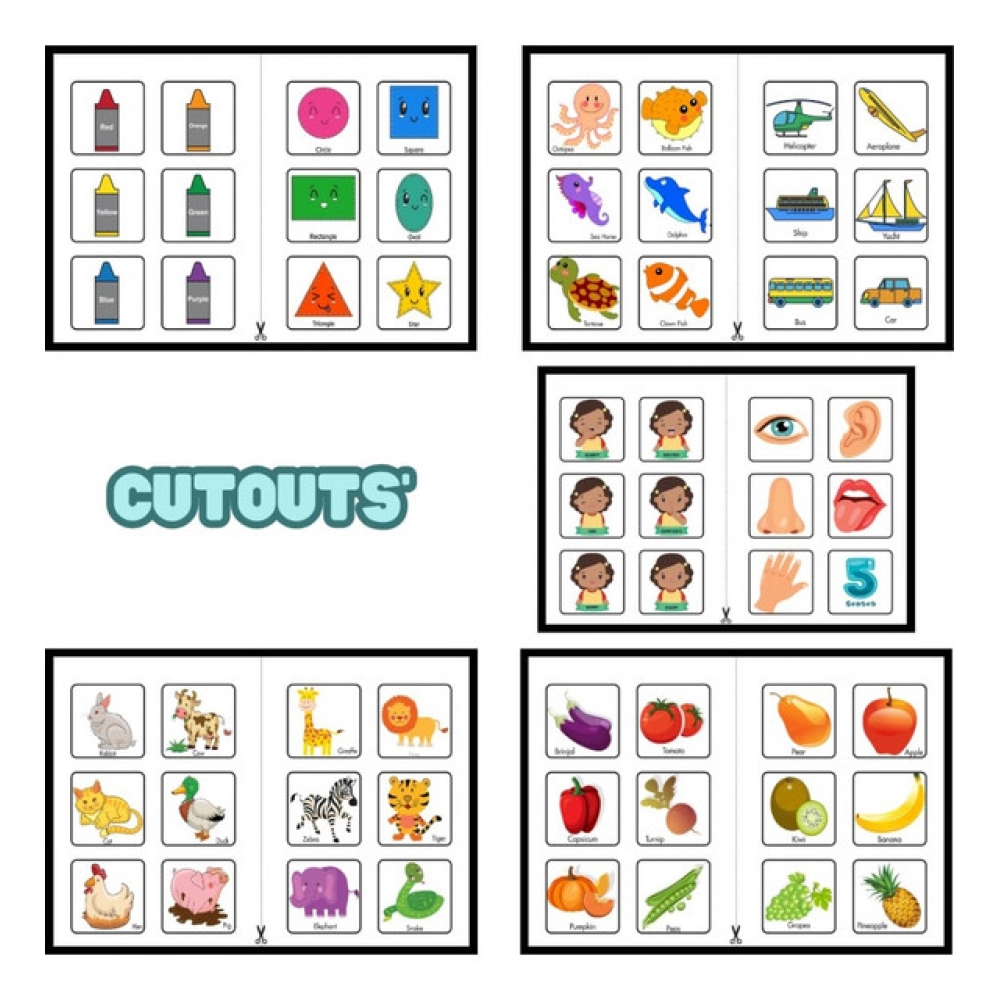 Montessori Busy Book – Early Learning Activity Set (2–4 Years, Multicolor) - Image 2