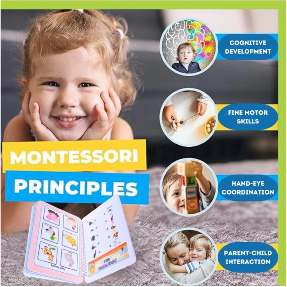 Montessori Busy Book Benefits– Complete Early Learning Activity Book (2–4 Years, Multicolor) - Image 6