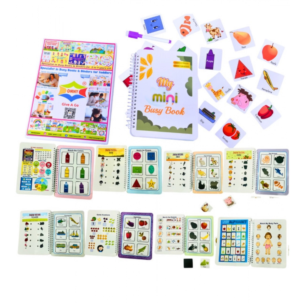 Montessori Busy Book Benefits– Complete Early Learning Activity Book (2–4 Years, Multicolor) - Image 3