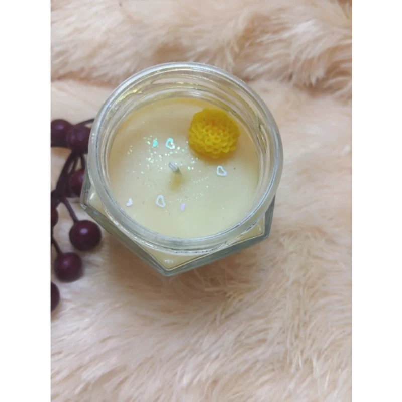 Pack Of_2 Soy Wax And Bees Wax Blend Candles Liquid Volume 80