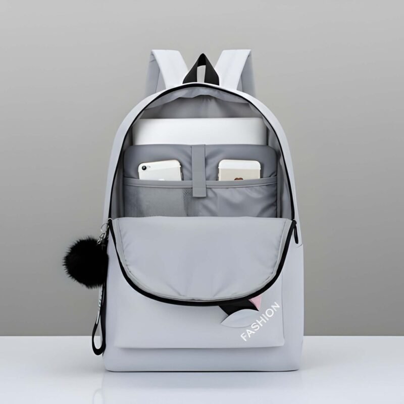Alternative view of Latest Trendy Backpack in White and Black