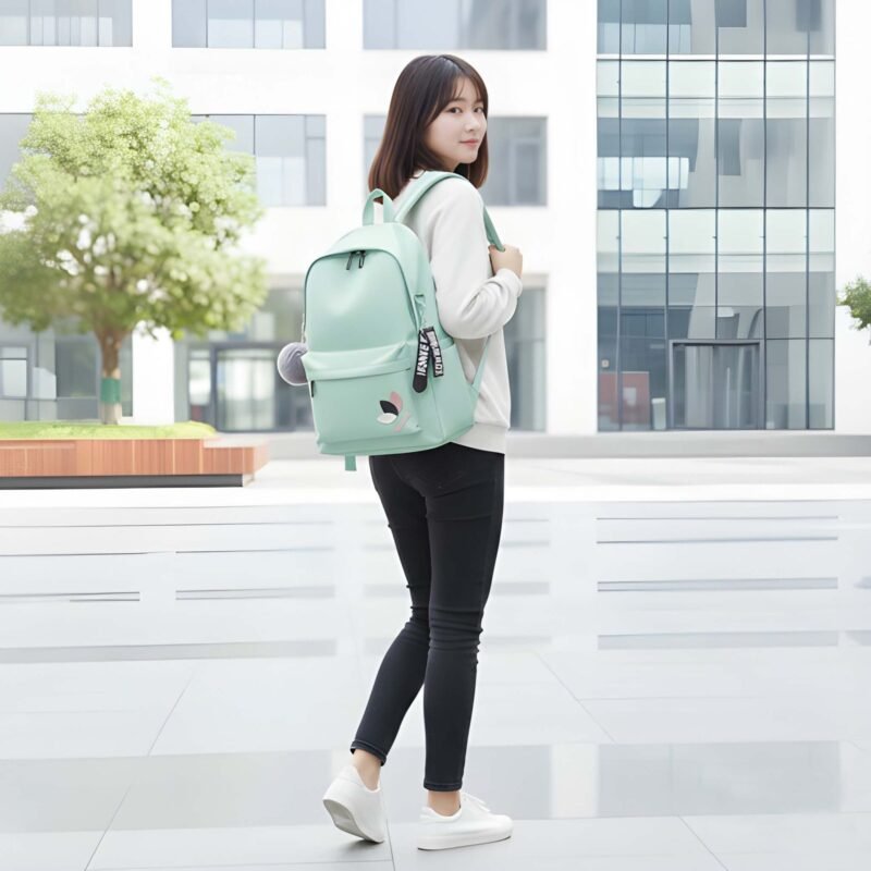 Latest Trendy Backpack in Green