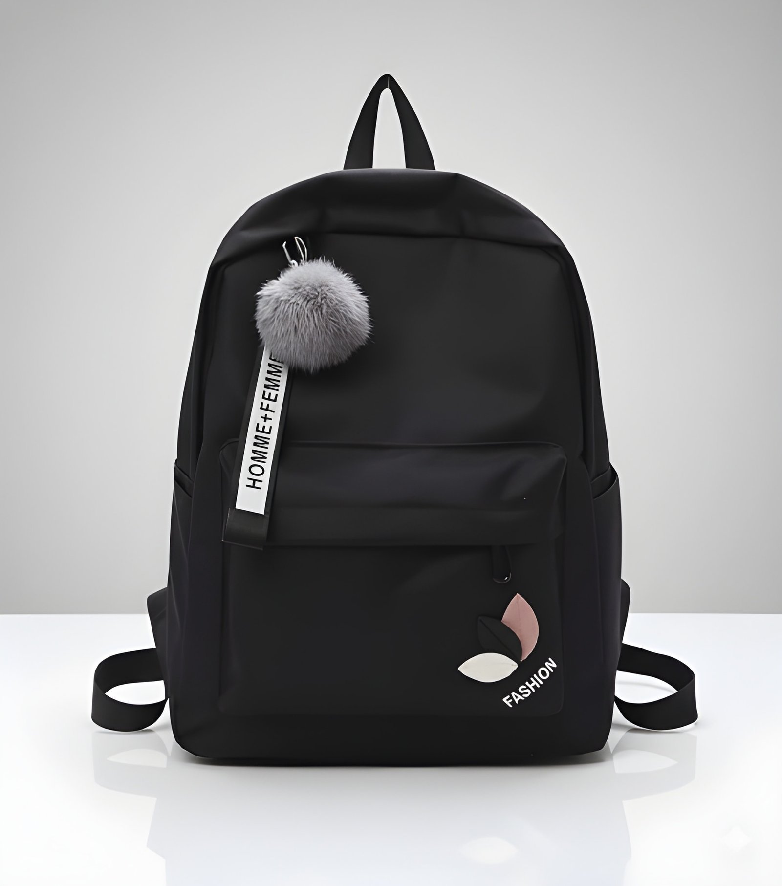 Latest Trendy Backpack in Black - Image 4