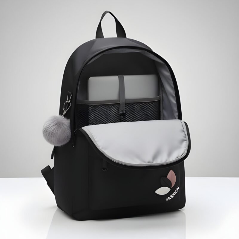 Alternative view of Latest Trendy Backpack in Black