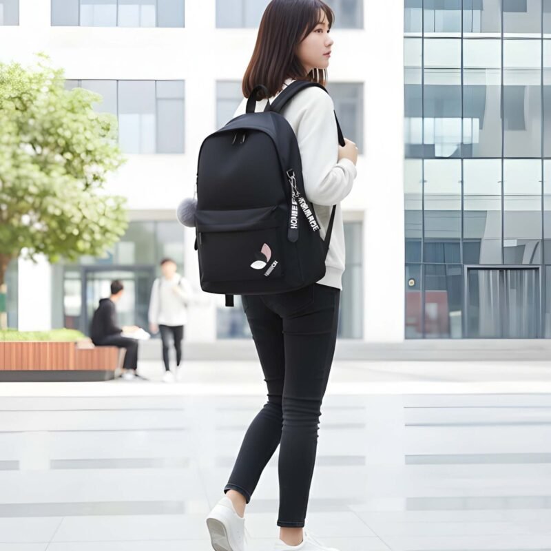 Latest Trendy Backpack in Black