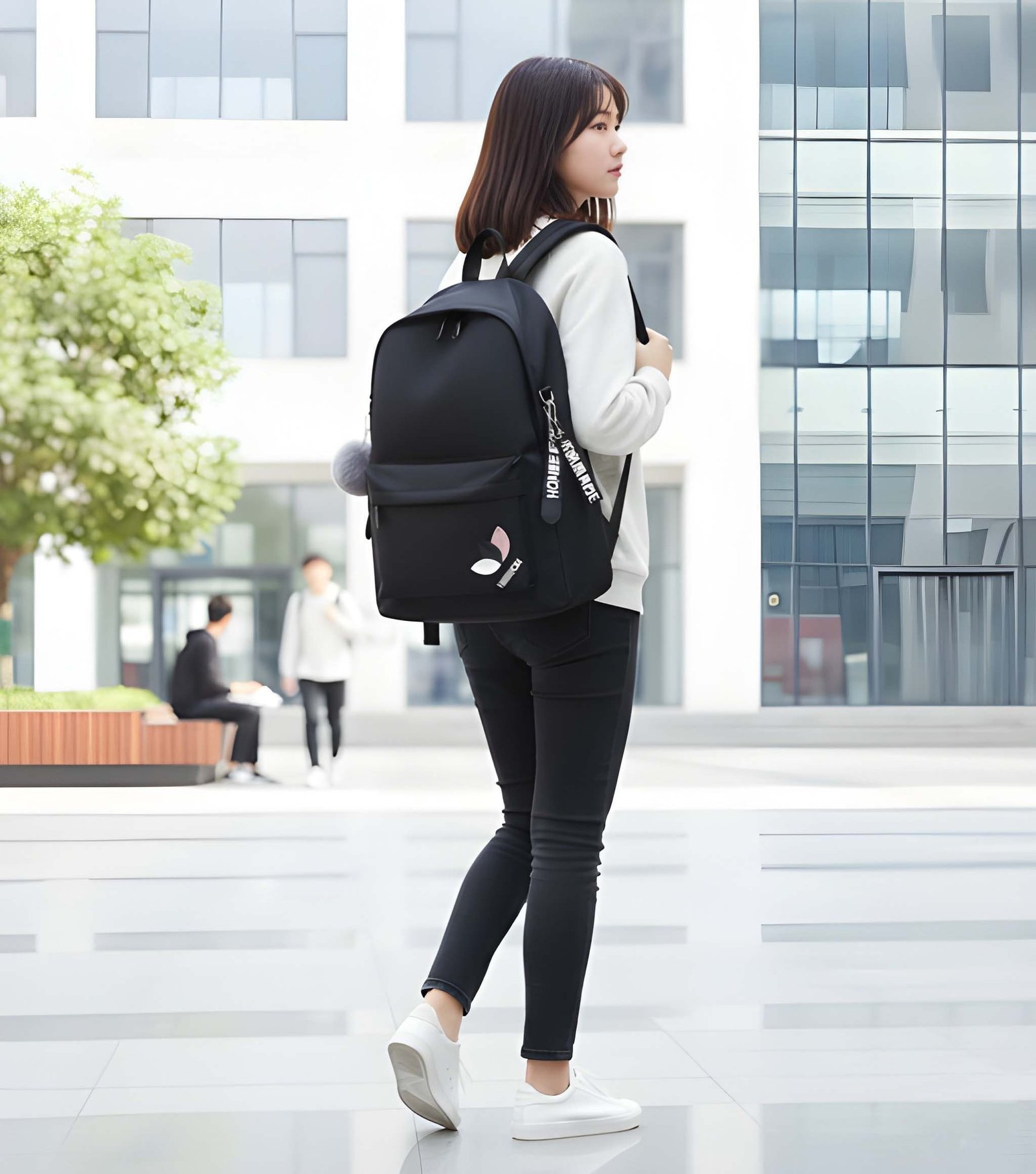 Latest Trendy Backpack in Black