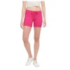 Women's Cotton Solid Elasticated Shorts (Pink)