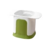 ABS Plastic Solid Hand Pressure Vegetable Chopper and Dicer (Green-White)