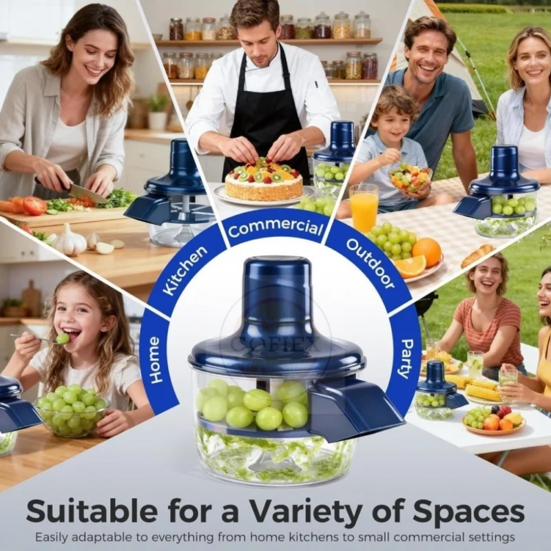 Alternative view of Plastic Solid An Electric Automatic Peeler (Blue)