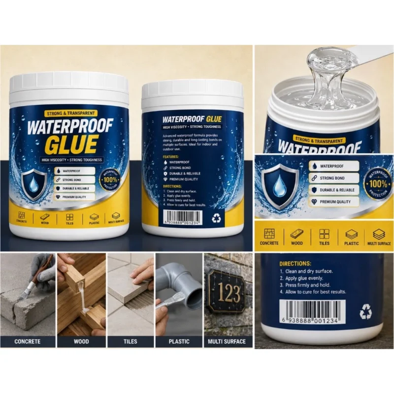 Alternative view of Pack of 2 Transparent Waterproof Glue 100 ML