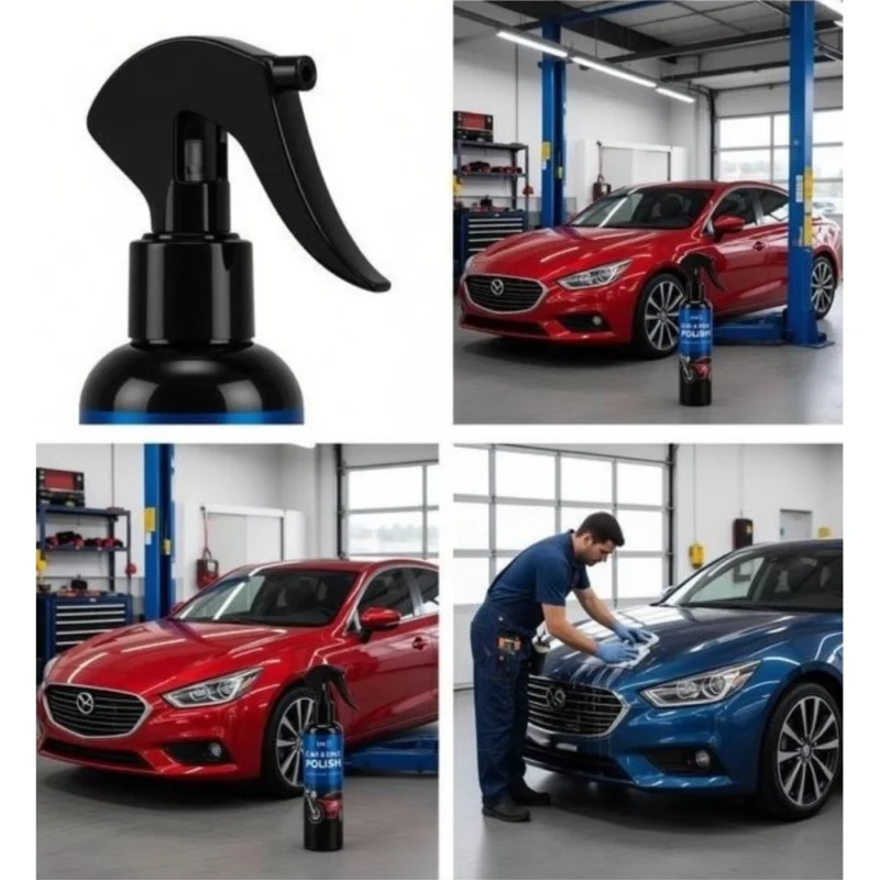 Alternative view of Pack of 2 3-in-1 Car and Bike Polish Spray Bottles 100 ML