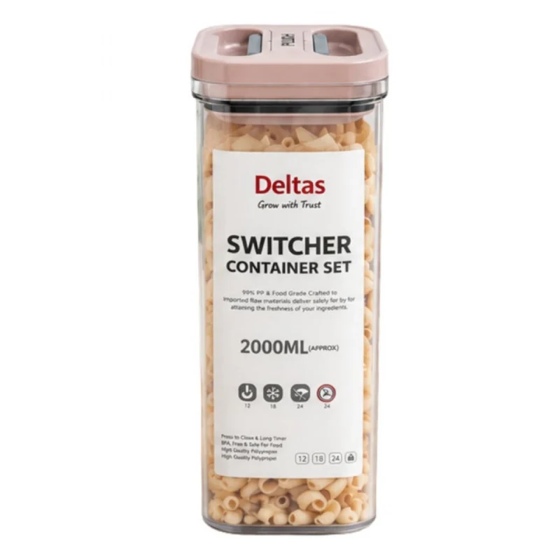 Alternative view of Pack of 1 Switchers Airtight Storage Container Set 2000 ML (Pink)