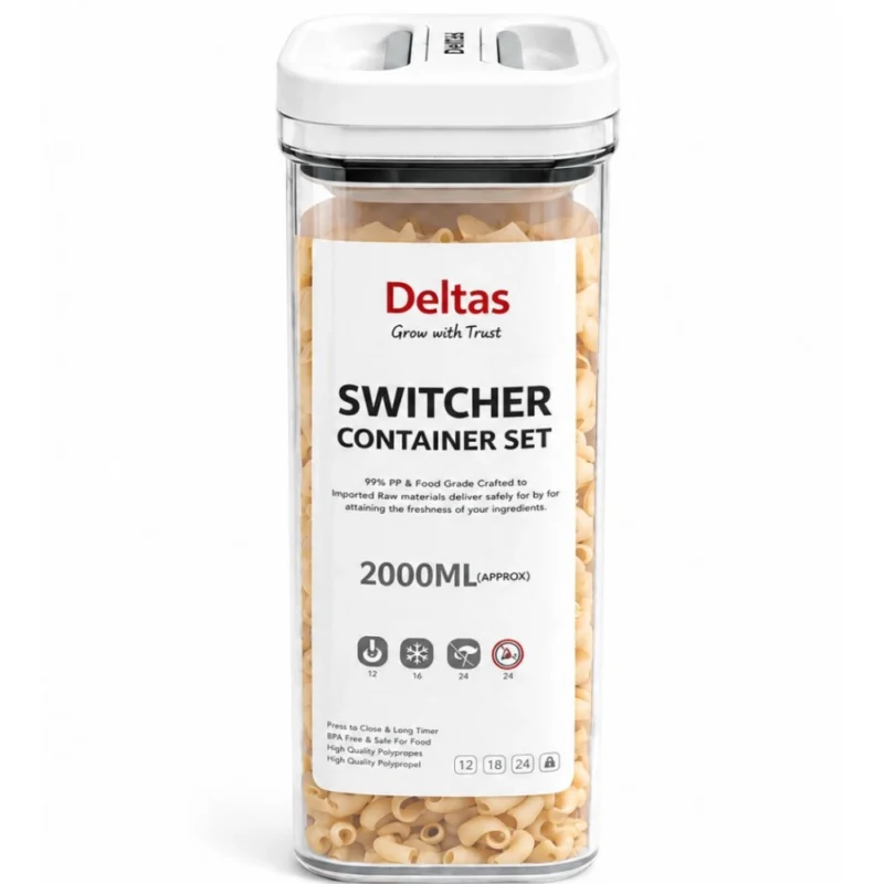 Alternative view of Pack of 1 Switchers Airtight Storage Container Set 2000 ML (White)