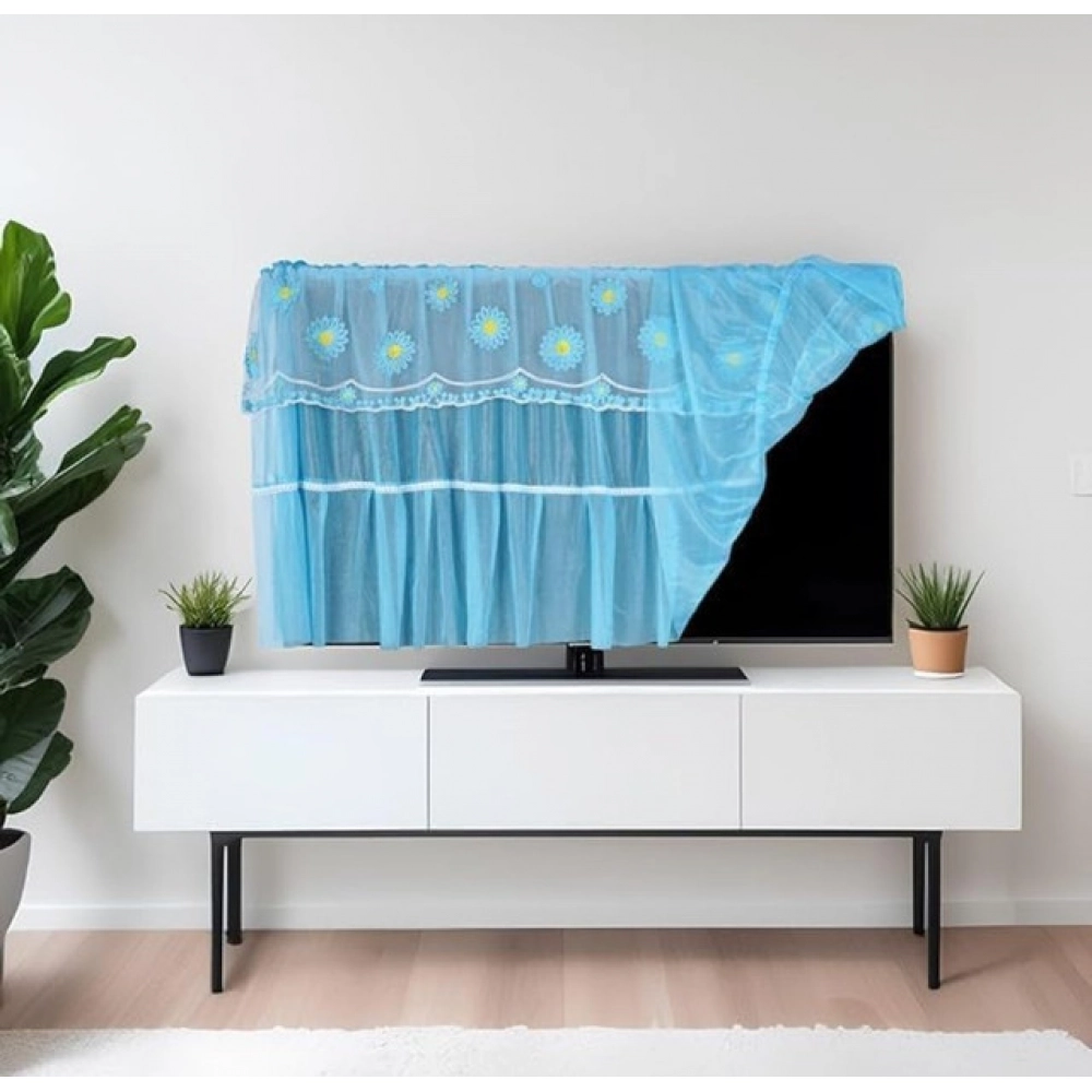Pack of 2 LED TV Cover (28-34 Inch) (40-45 Inch) (50-55 Inch) (Blue) - Image 3