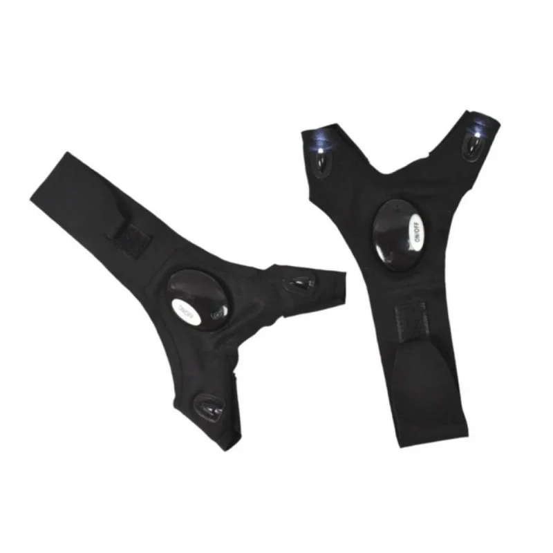 Pack of 2 LED Flashlight Gloves (Black) - Image 5