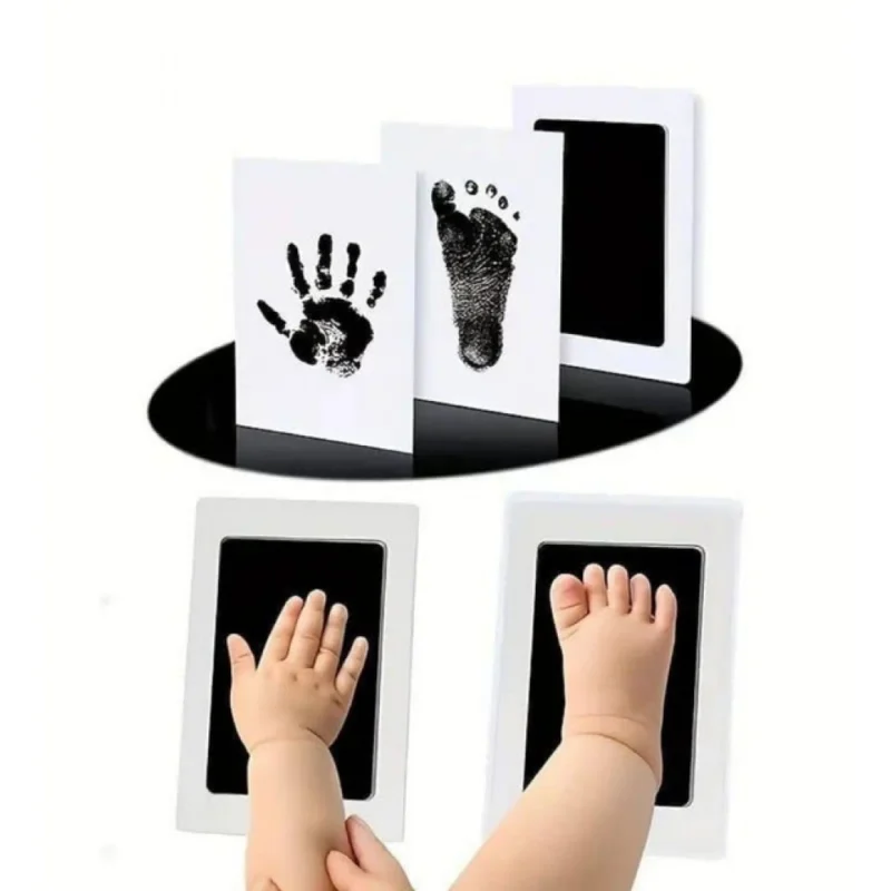 Pack of 2 Baby Hand and Footprint (White) - Image 5