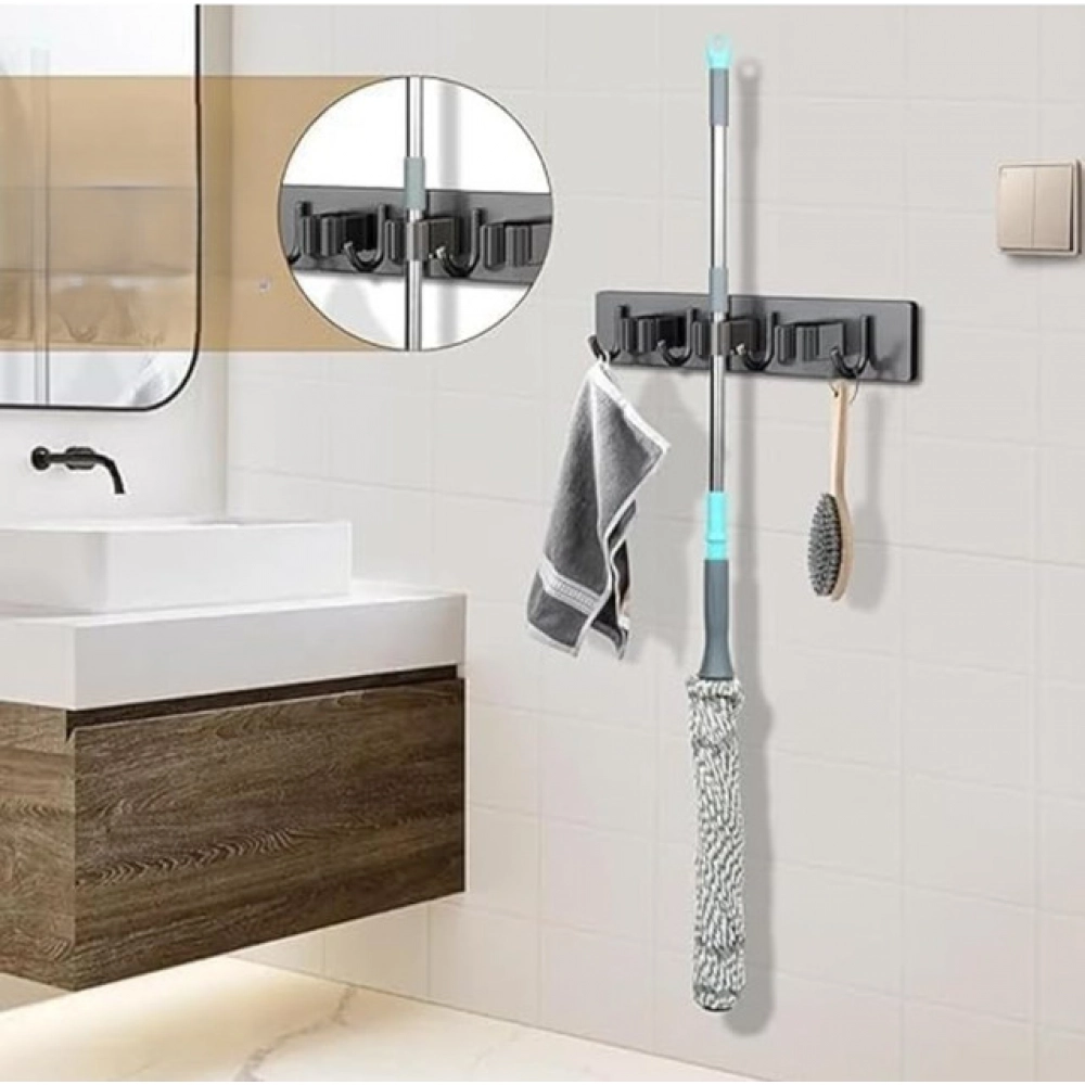 Pack of 2 Microfiber Twist Mop for Floor Cleaning (Grey) - Image 4