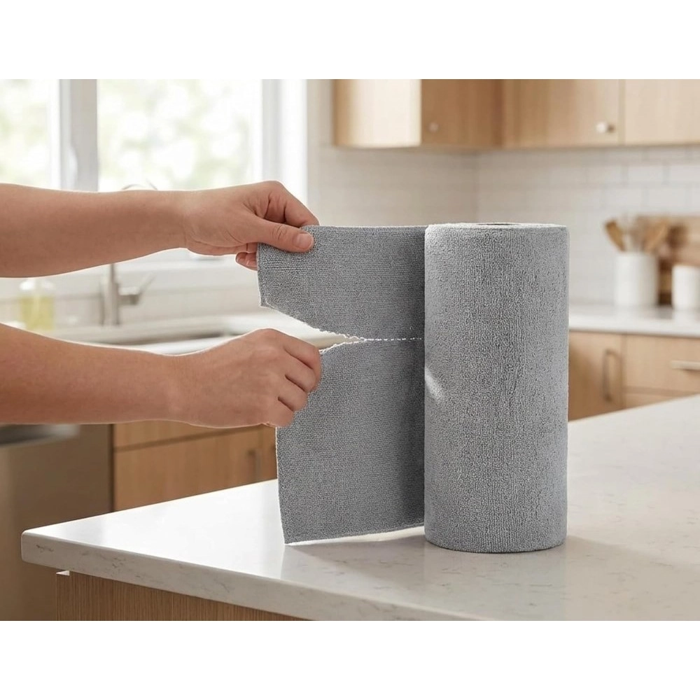 Pack of 2 Microfiber Cleaning Cloth (Grey) - Image 5