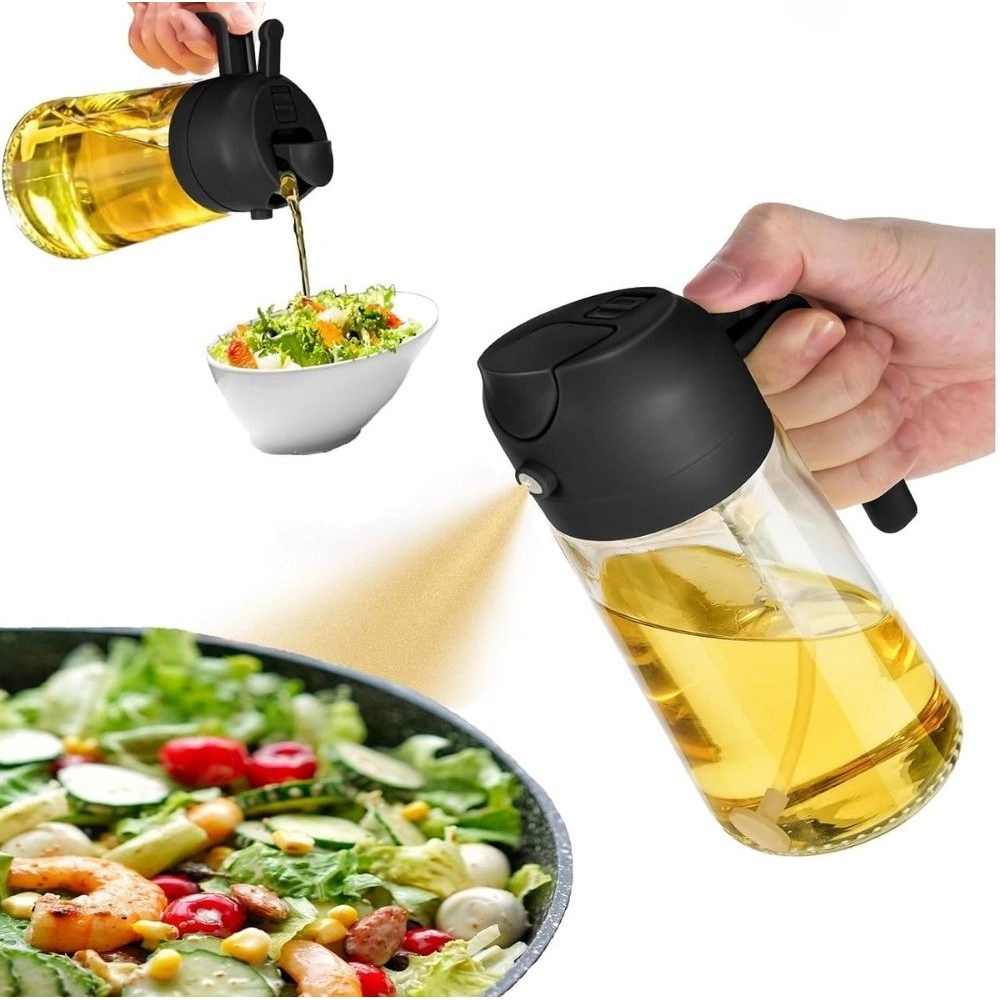 Pack of 2 2 in 1 Oil Dispenser (Black)