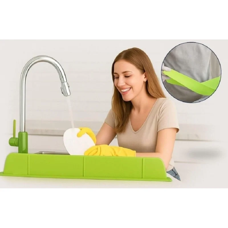 Silicone Sink Splash Guard for Kitchen (Multicolor) - Image 2