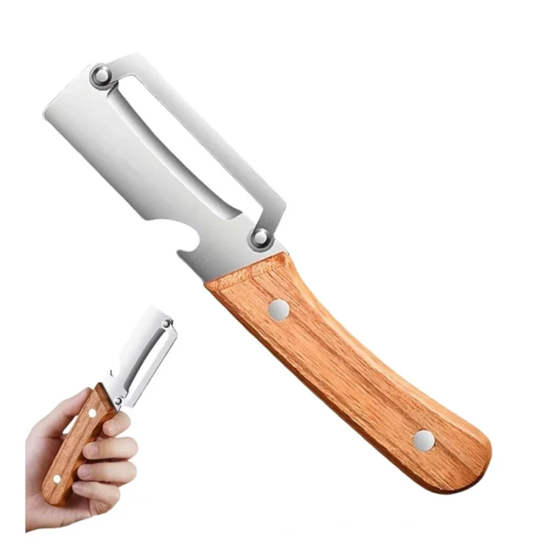 Pack of 2 Multi Functional Vegetable Peeler (Multicolor) - Image 4