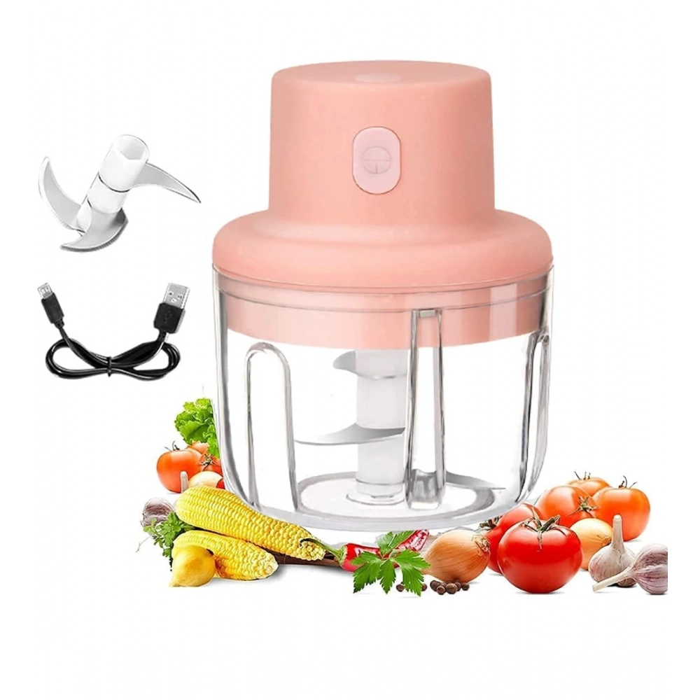 USB Garlic Chopper (Pink) - Image 2