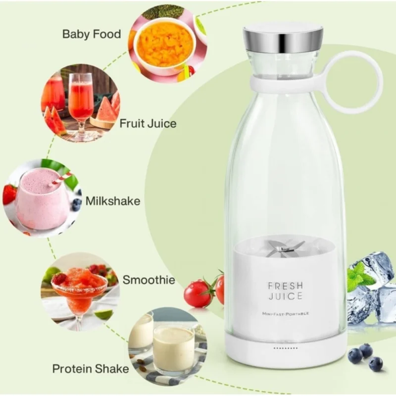 Alternative view of 4 Blade Juicer Bottle (Multicolor)