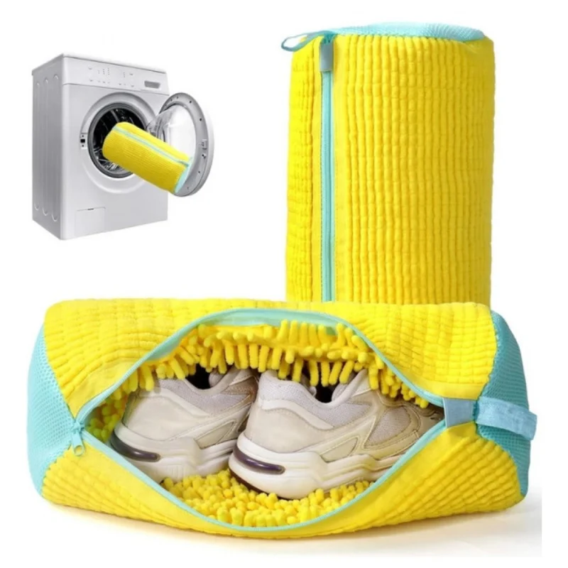 Pack of 2 Shoe Washing Machine Bag (Yellow) - Image 6
